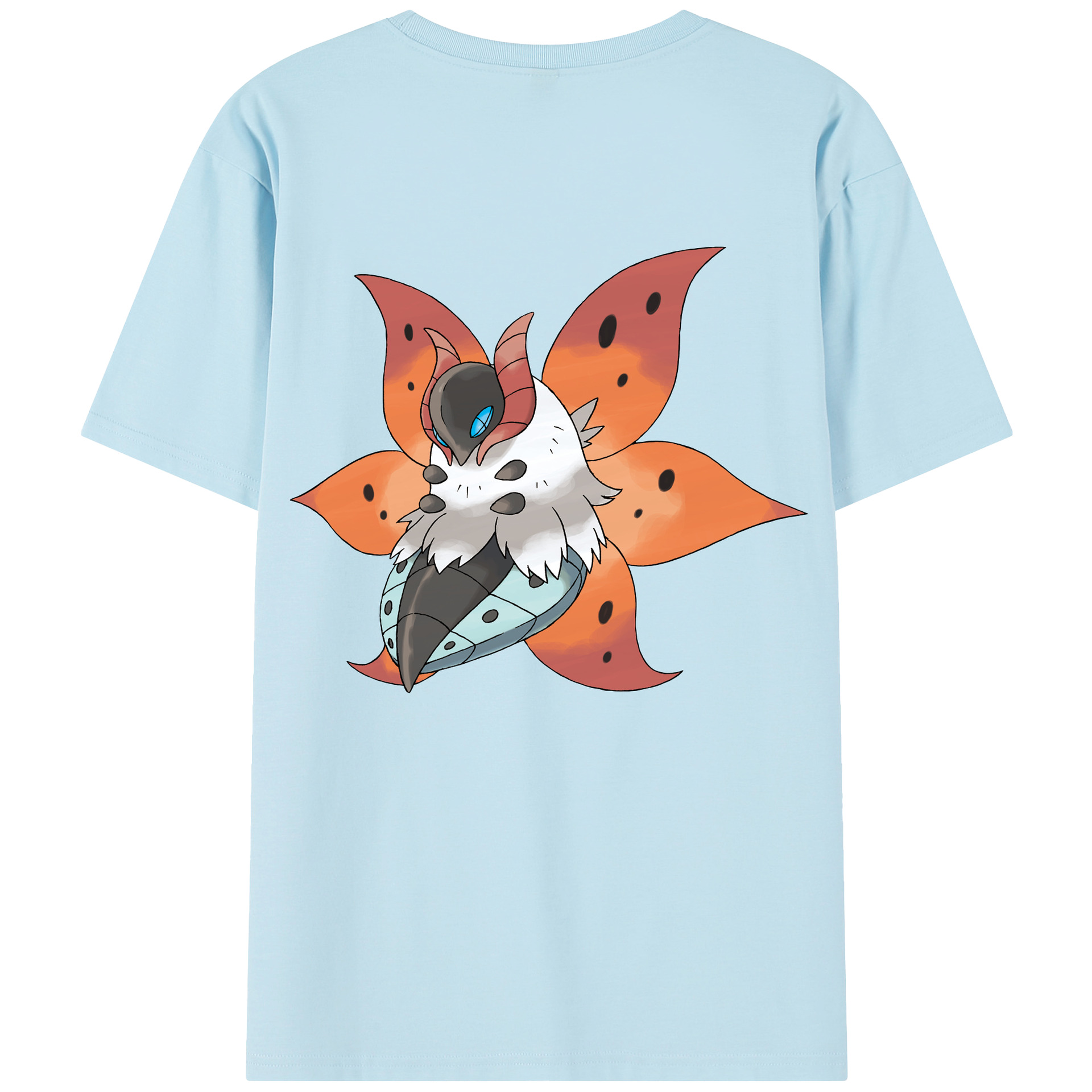（画像用） ポケットモンスター Pokémon 綿100％半袖Tシャツ（背面プリント）
